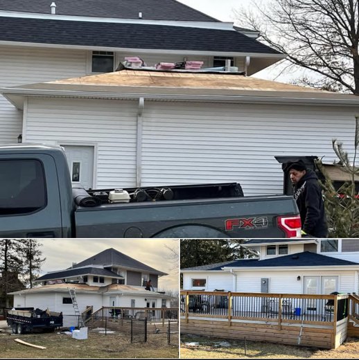 Roofing project photo from Don Williams Facebook recommendation